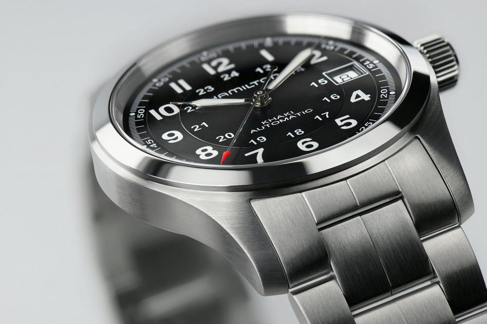 KHAKI FIELD AUTO 38MM / BLK - METAL
